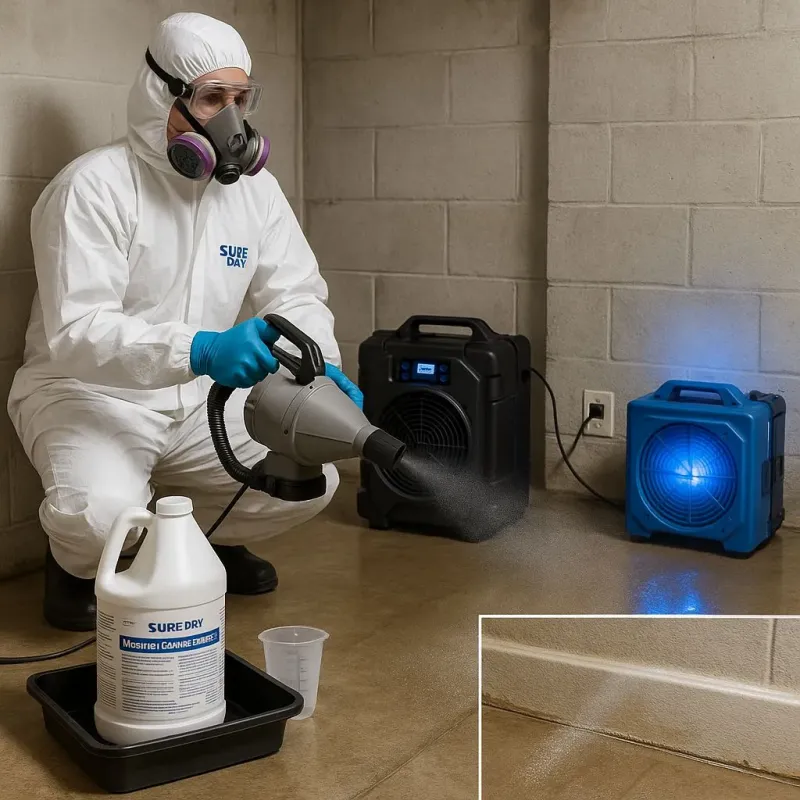 Sanitization and Odor Removal process in Woodcreek, TX