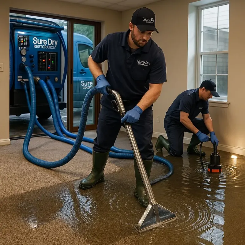Water Extraction and Removal process in Woodcreek, TX